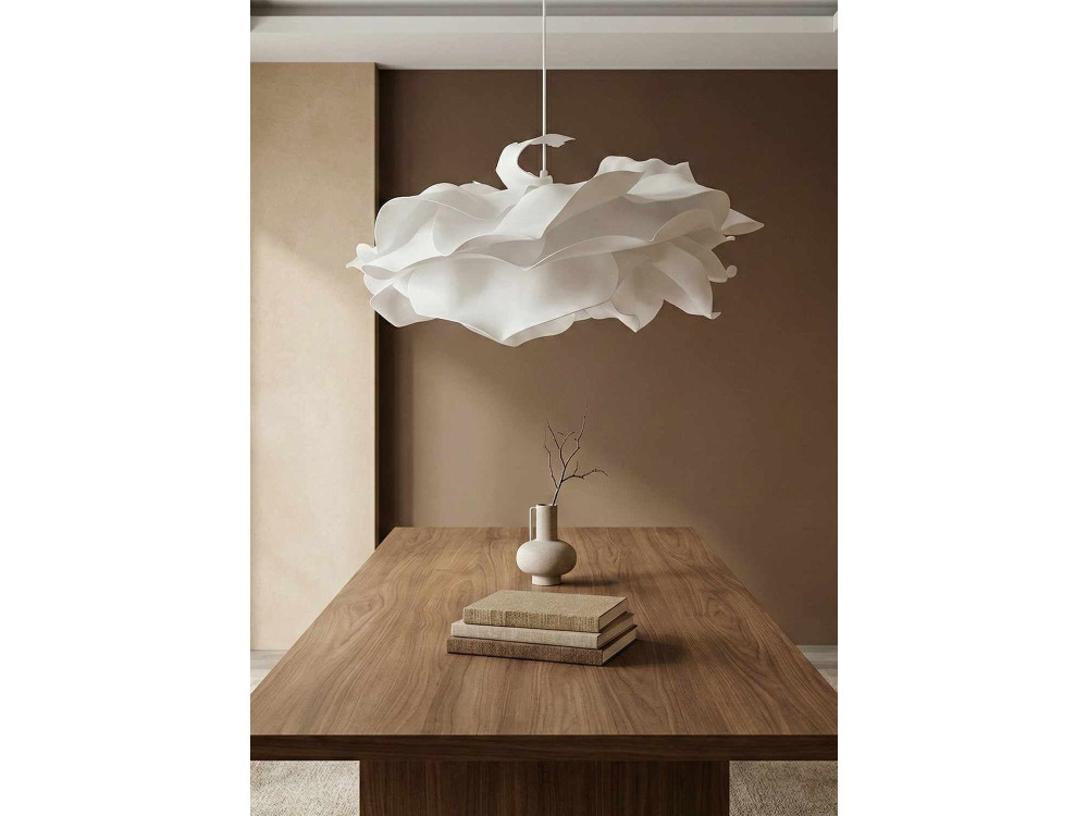 Kunststof hanglamp "MOD0009" - 58 x 58 cm - Wit