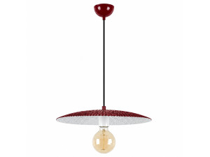 Metalen hanglamp "Soleil" - 39 x 39 cm - Bordeaux