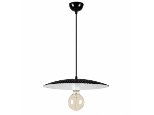 Metalen hanglamp "Soleil" - 39 x 39 cm - Zwart