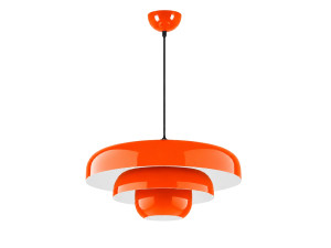 Metalen hanglamp "Layer" - 43 x 43 cm - Oranje