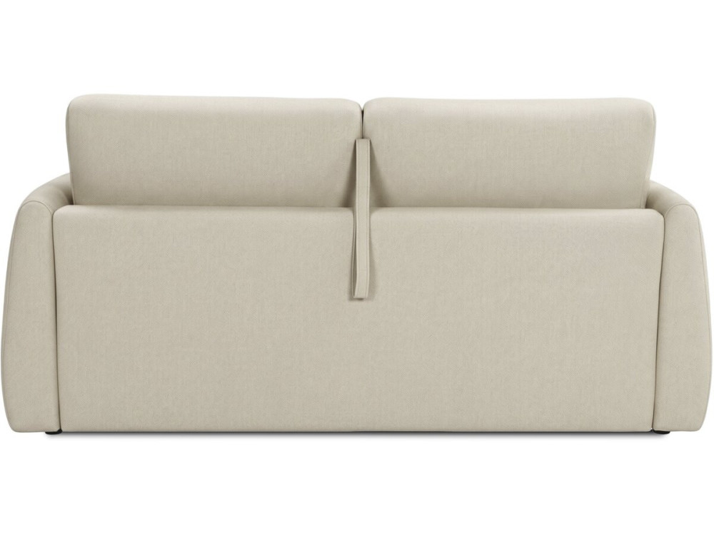Express-slaapbank "Aurelie" - Matras 18 cm - Slaapbreedte 140 cm - 3-zits - Beige