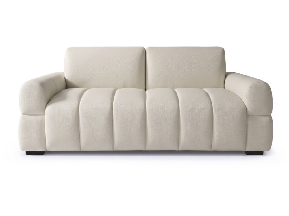 Express-slaapbank "Zoé" - Matras 18 cm - Slaapbreedte 140 cm - 3-zits - Beige