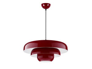 Metalen hanglamp "Layer" - 43 x 43 cm - Bordeaux