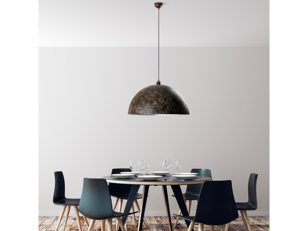 Metalen hanglamp "Kure" - 60 x 60 cm - Antiek