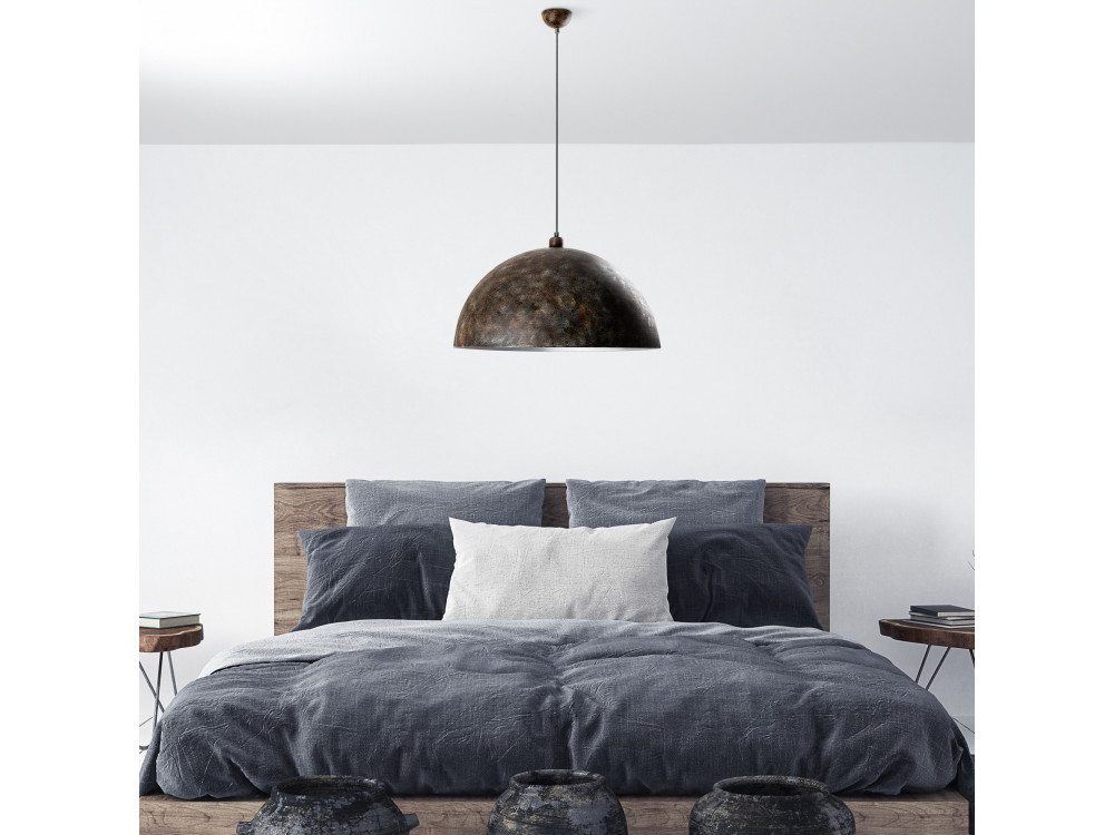 Metalen hanglamp "Kure" - 60 x 60 cm - Antiek