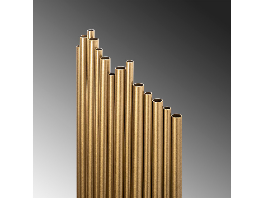 Metalen wandlamp "Kara" - 18 x 8 cm - Geel