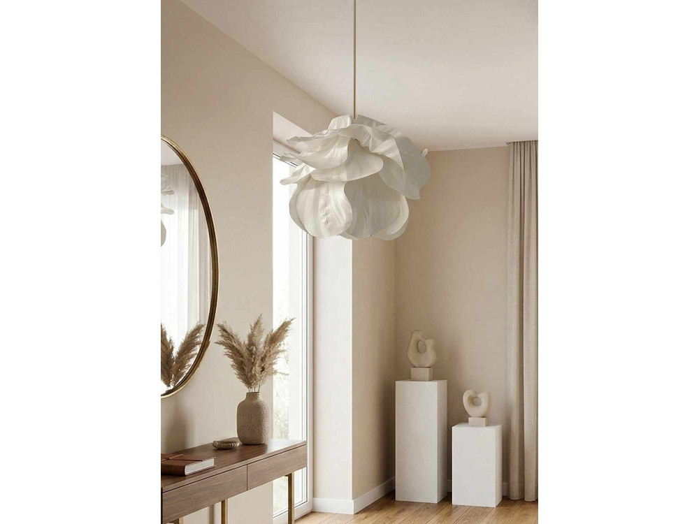 Hanglamp van kunststof "MOD0007" - 48 x 48 cm - Wit