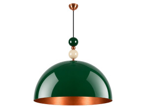 Metalen hanglamp "Bubble" - 60 x 60 cm - Donkergroen