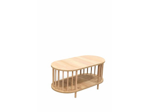 Houten salontafel "Peka-0111" - 90 x 43 x 45 cm - Saphir-eik