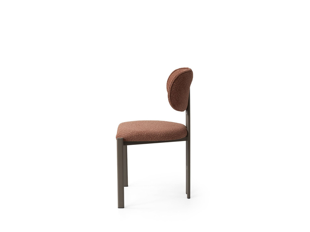 Set van 2 metalen stoelen "Muriz" - Rood tegeltint