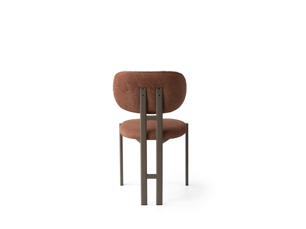 Set van 2 metalen stoelen "Muriz" - Rood tegeltint