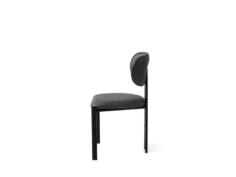 Set van 2 metalen stoelen "Muriz" - Antraciet
