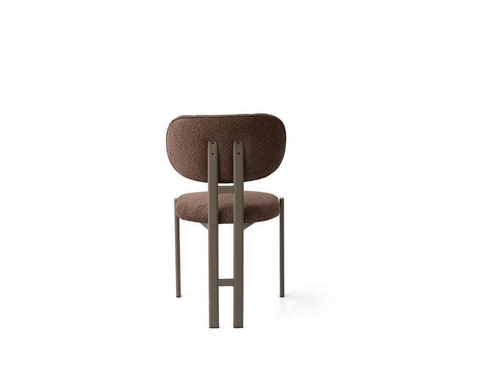 Set van 2 metalen stoelen "Muriz"  - Bruin