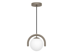 Metalen hanglamp "GEDIK-20441" - 20 x 20 cm - Grijs