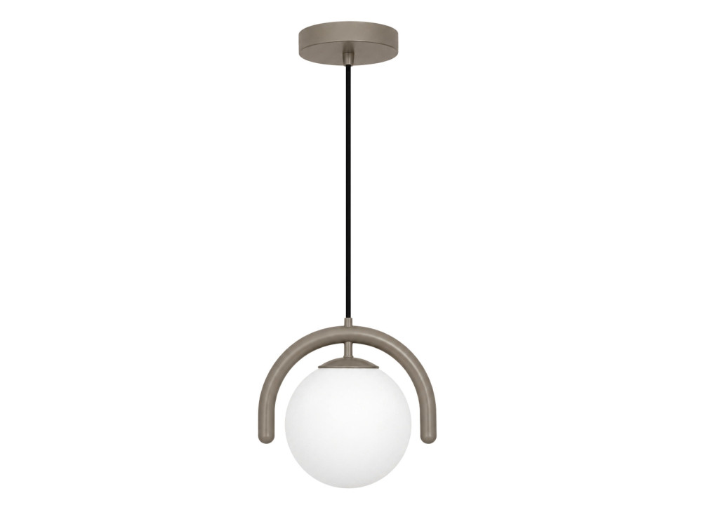 Metalen hanglamp "GEDIK-20441" - 20 x 20 cm - Grijs