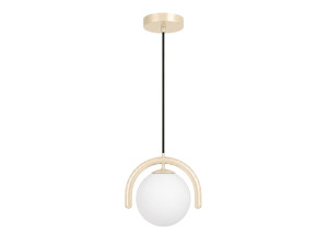 Metalen hanglamp "GEDIK-20441" - 20 x 20 cm - Beige