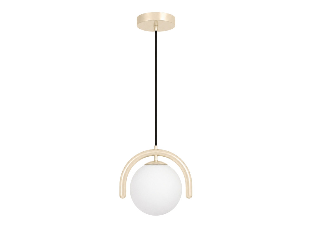Metalen hanglamp "GEDIK-20441" - 20 x 20 cm - Beige