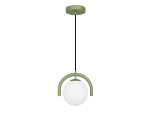 Metalen hanglamp "GEDIK-20441" - 20 x 20 cm - Muntgroen