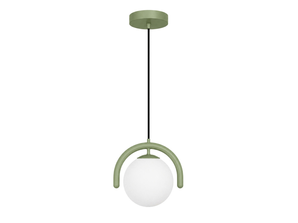 Metalen hanglamp "GEDIK-20441" - 20 x 20 cm - Muntgroen