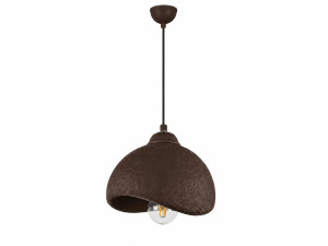 Metalen hanglamp "Vegas" - 21 x 20 cm - Bruin