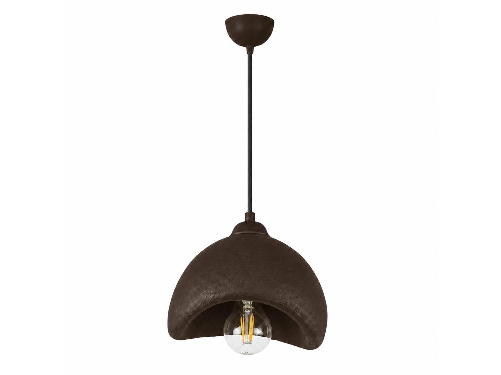 Metalen hanglamp "Vegas" - 21 x 20 cm - Bruin
