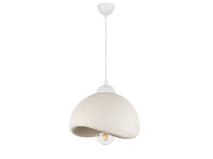 Metalen hanglamp "Vegas" - 21 x 20 cm - Wit