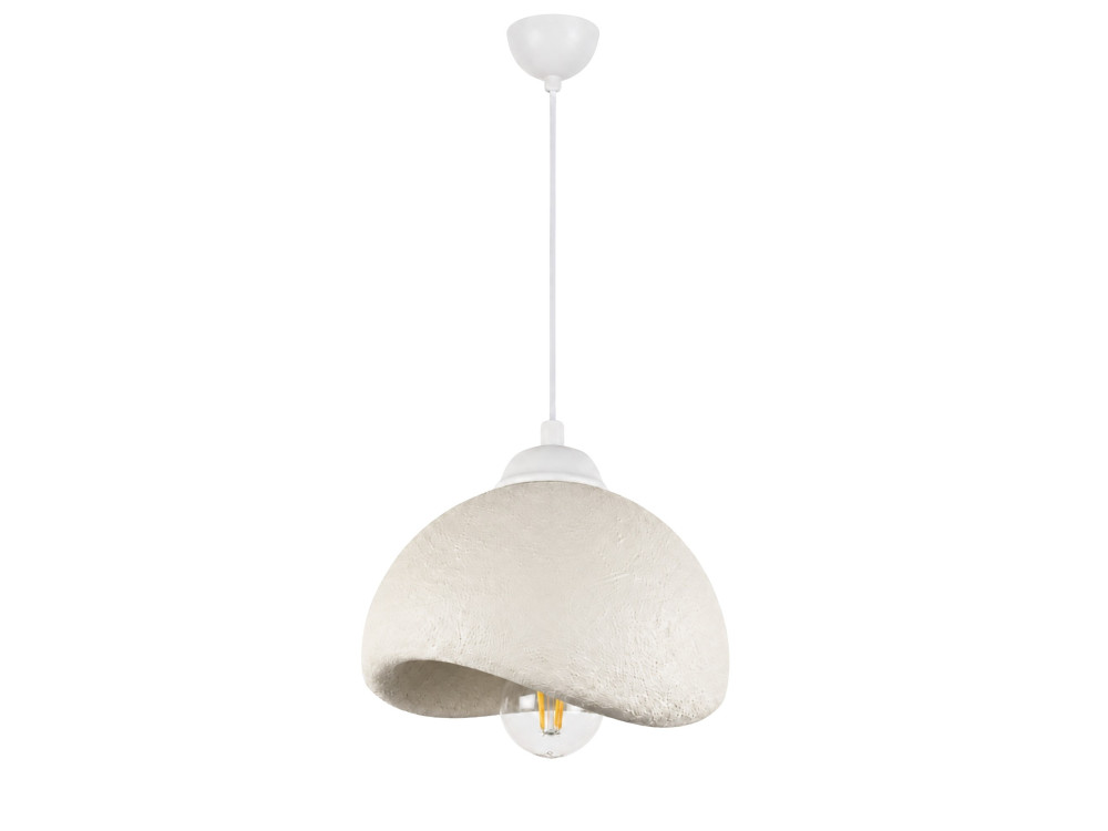 Metalen hanglamp "Vegas" - 21 x 20 cm - Wit