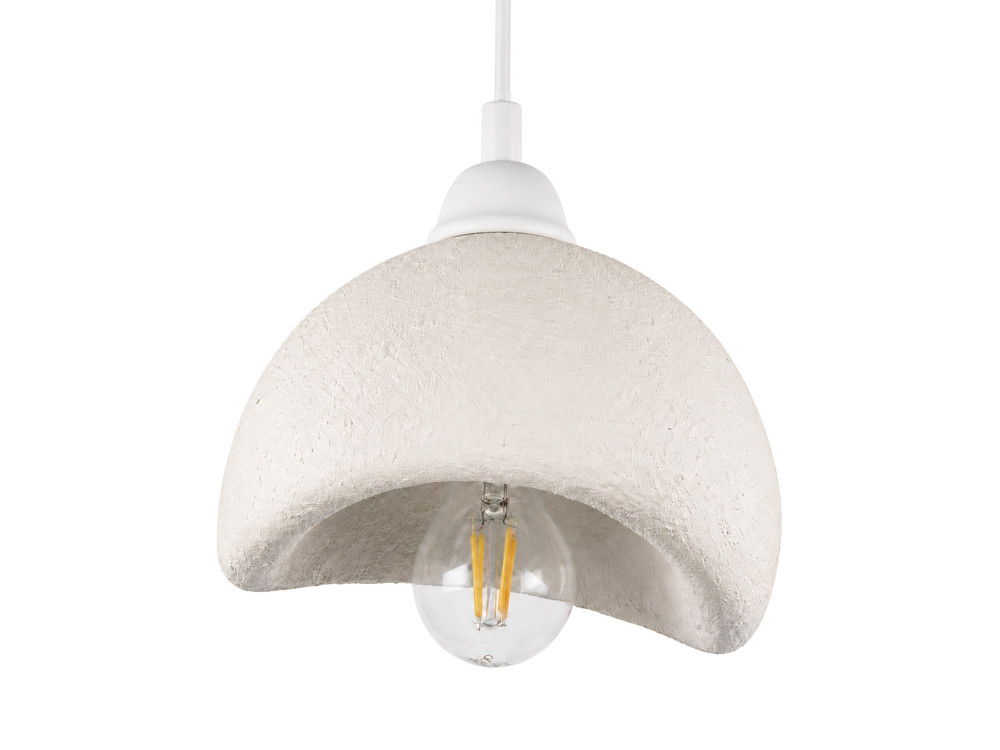 Metalen hanglamp "Vegas" - 21 x 20 cm - Wit