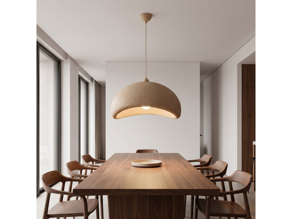 Metalen hanglamp "Vegas" - 64 x 51 cm - Beige