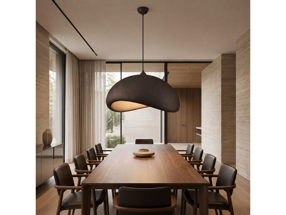 Metalen hanglamp "Vegas" - 64 x 51 cm - Bruin