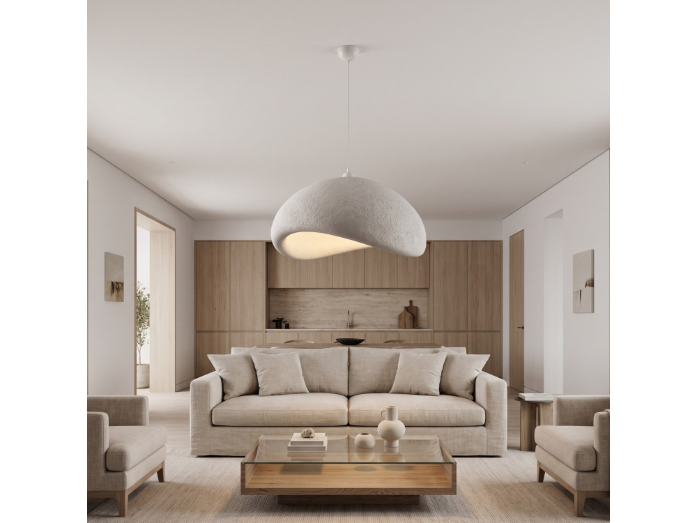 Metalen hanglamp "Vegas" - 64 x 51 cm - Wit