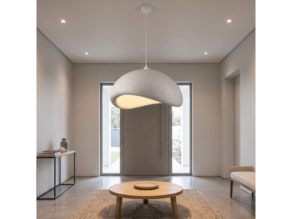 Metalen hanglamp "Vegas" - 64 x 51 cm - Wit