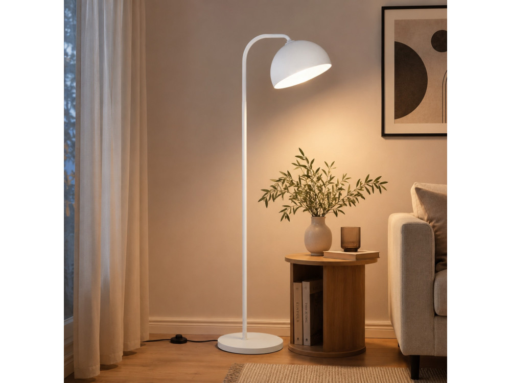 Metalen staande lamp "Yaka" - 51 x 51 cm - Wit