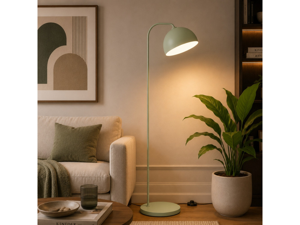 Metalen staande lamp "Yaka" - 51 x 51 cm - Mintgroen