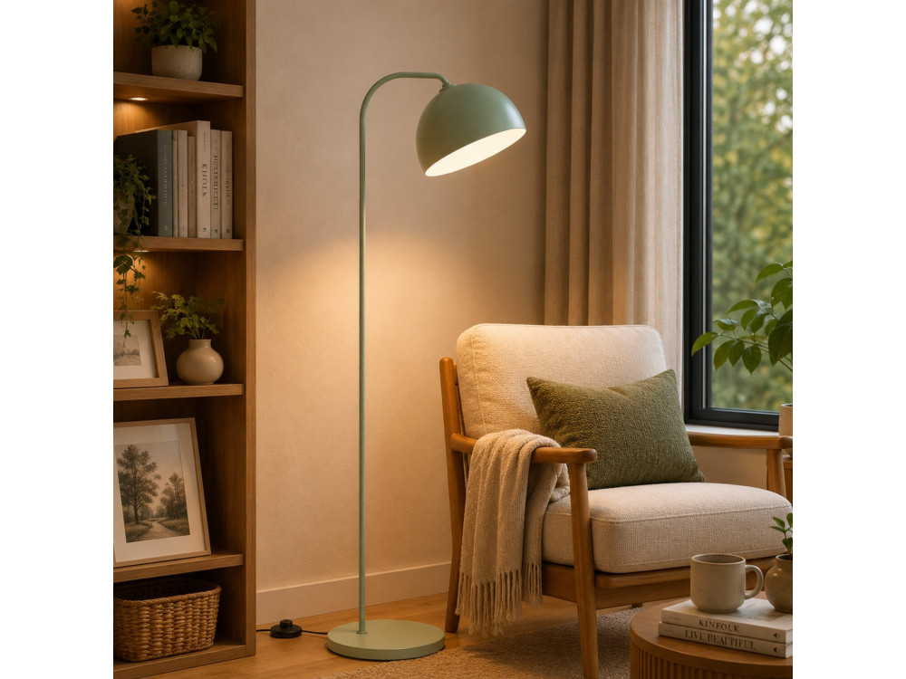 Metalen staande lamp "Yaka" - 51 x 51 cm - Mintgroen