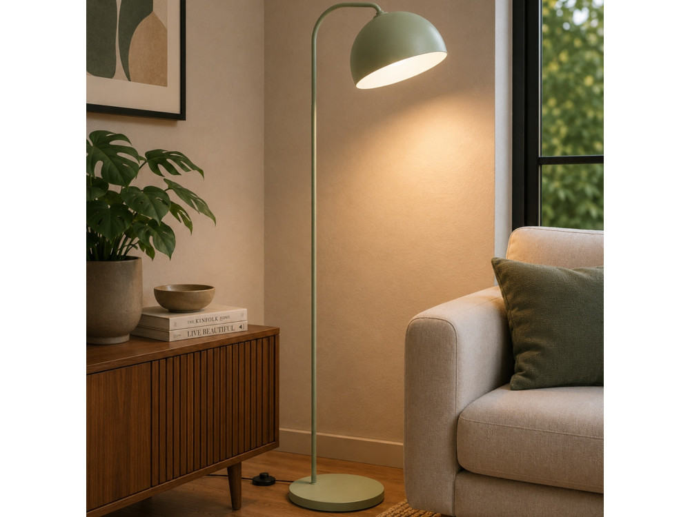 Metalen staande lamp "Yaka" - 51 x 51 cm - Mintgroen