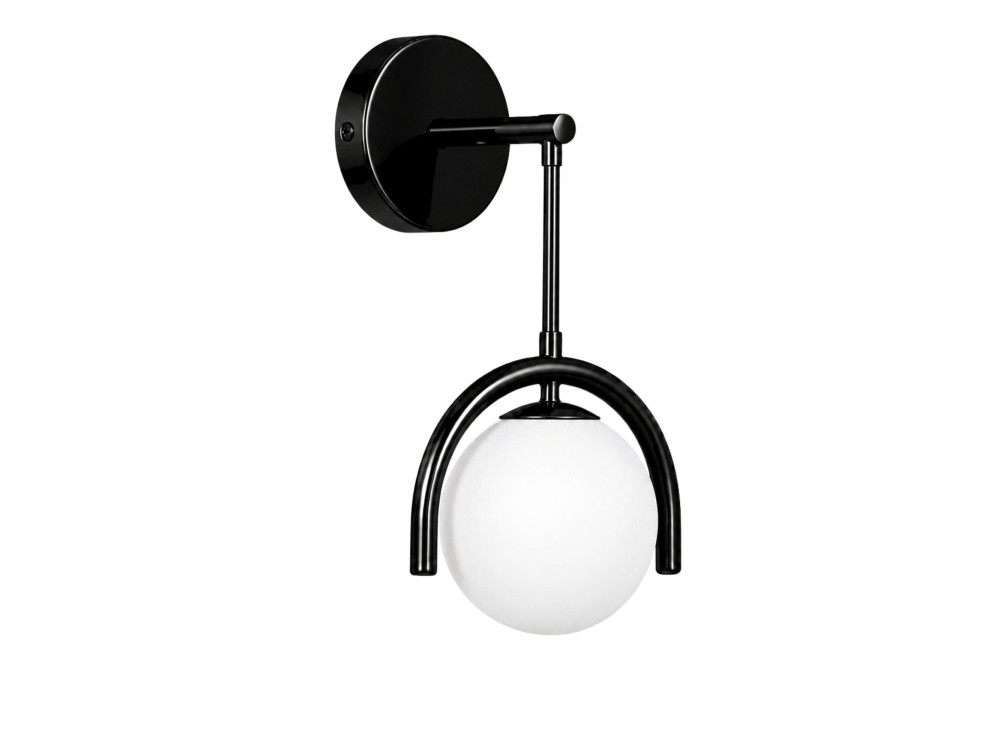 Metalen wandlamp "GEDIK-20445" - 20 x 20 cm - Zwart