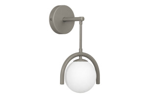 Metalen wandlamp "GEDIK-20445" - 20 x 20 cm - Grijs