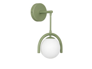 Metalen wandlamp "GEDIK-20445" - 20 x 20 cm - Muntgroen