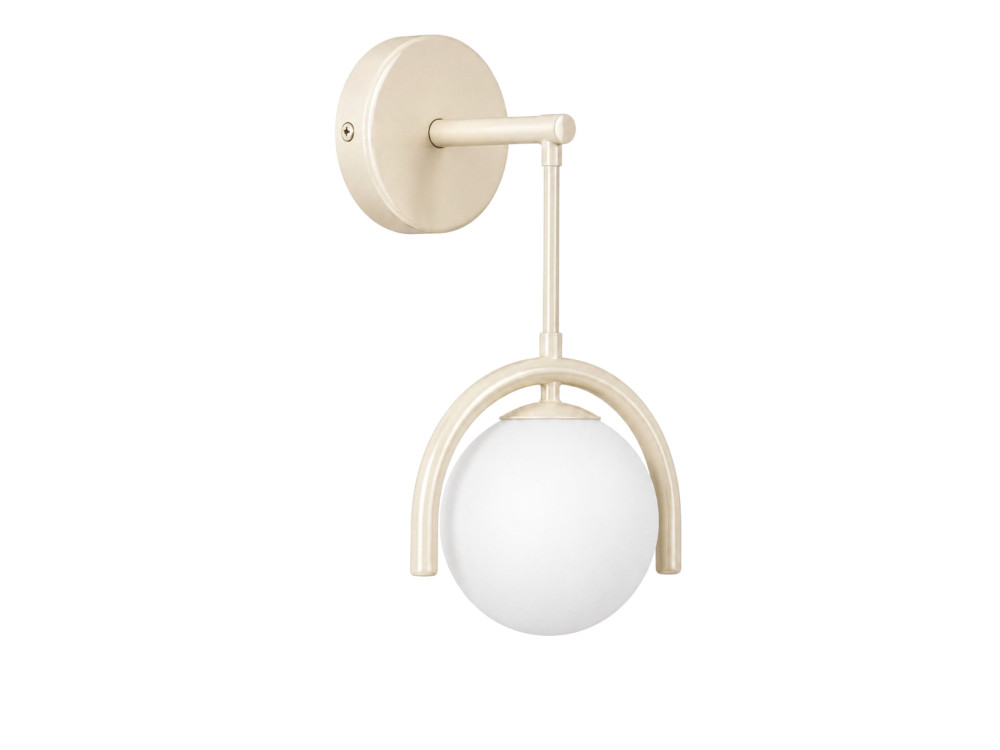 Metalen wandlamp "GEDIK-20445" - 20 x 20 cm - Beige