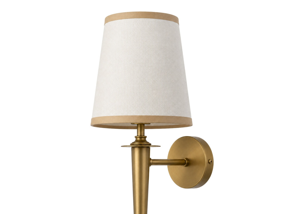 Metalen wandlamp "Milano" - 22 x 22 cm - Beige
