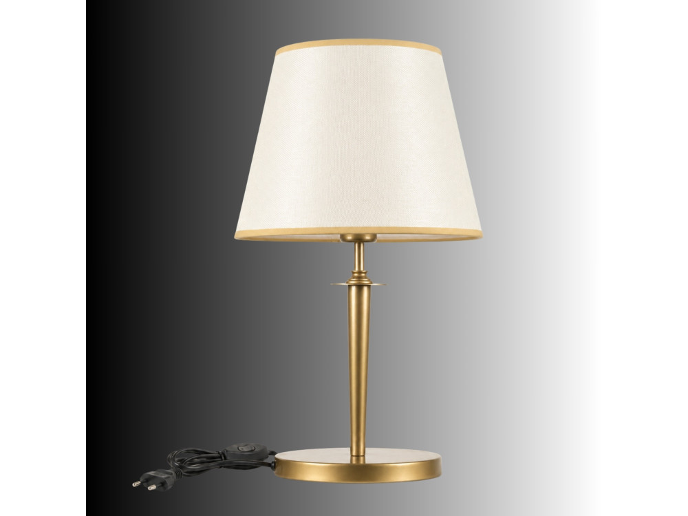 Metalen tafellamp "Milano" - 31 x 31 cm - Beige