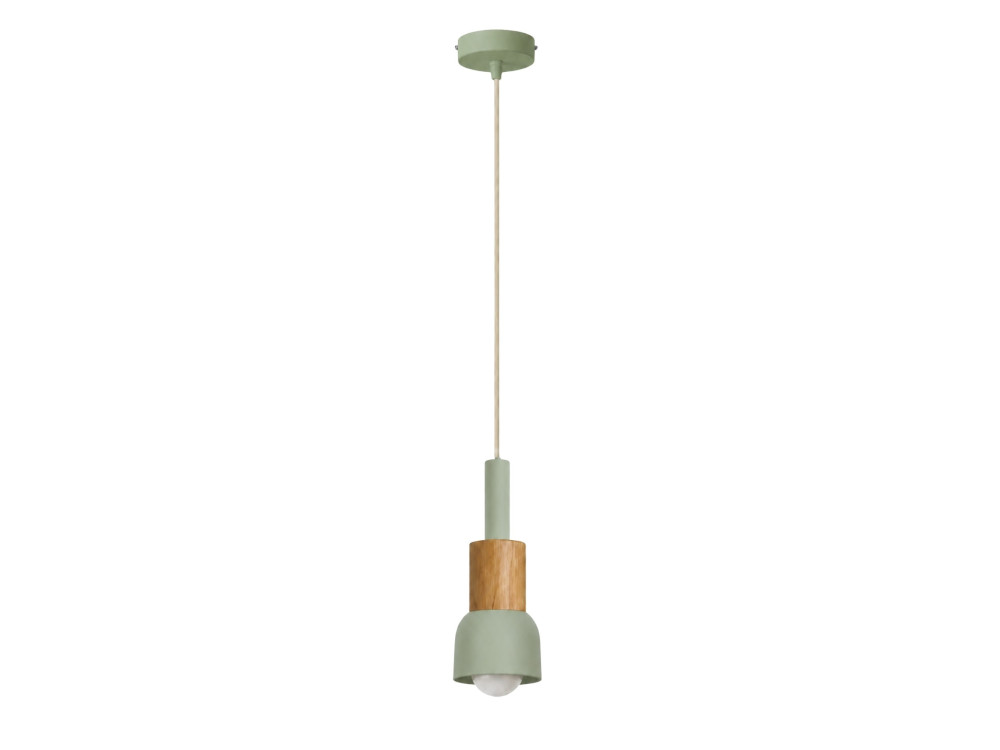 Metalen hanglamp "Elwood" - 10 x 25 cm - Groen