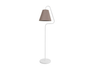 Metalen staande lamp "Altur" - 45 x 35 x 162 cm - Wit