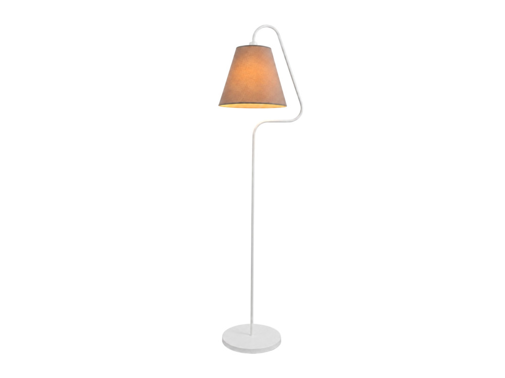 Metalen staande lamp "Altur" - 45 x 35 x 162 cm - Wit