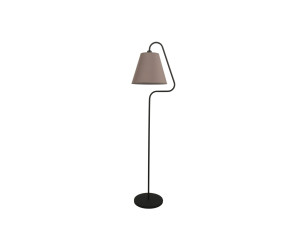 Metalen staande lamp "Altur" - 45 x 35 x 162 cm - Zwart