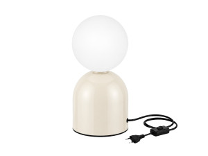 Metalen tafellamp "Pupa" - 14 x 14 x 25 cm - Beige