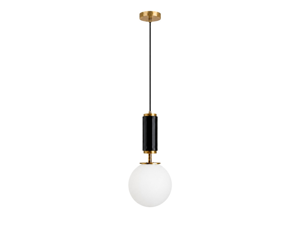 Metalen hanglamp "Moira" - 15 x 15 x 120 cm - Zwart