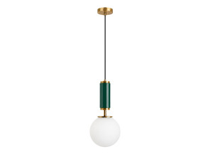 Metalen hanglamp "Moira" - 15 x 15 x 120 cm - Groen