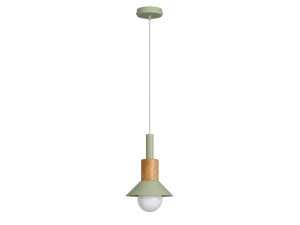 Metalen hanglamp "Elwood" - 14 x 26 cm - Groen